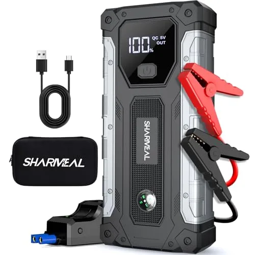 Sharmeal 5000A Jump Starter Power Pack